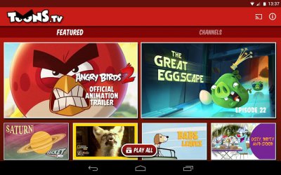 ToonsTV: Angry Birds video app ToonsTV: Angry Birds video app